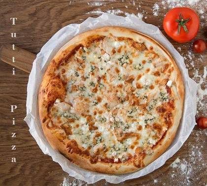 Four Cheese Chicken Pizza