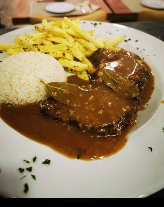 Sirloin Steak with Pepper Sauce