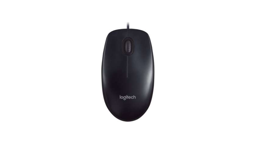 Logitech Full-Size Corded Mouse (M90)