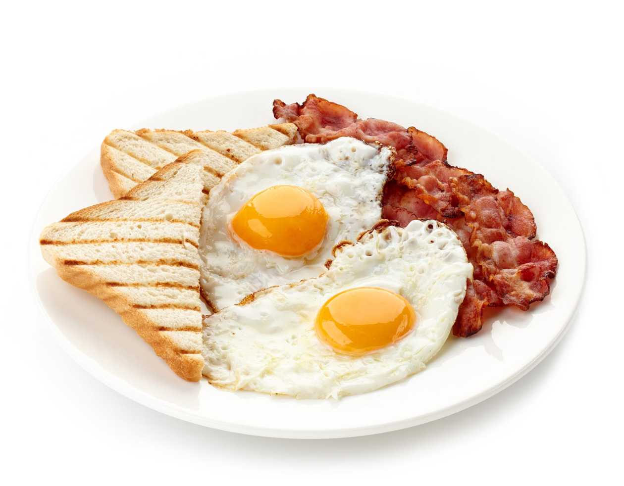 Fried Egg & Bacon Toast