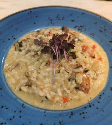 Fresh Mushroom Risotto