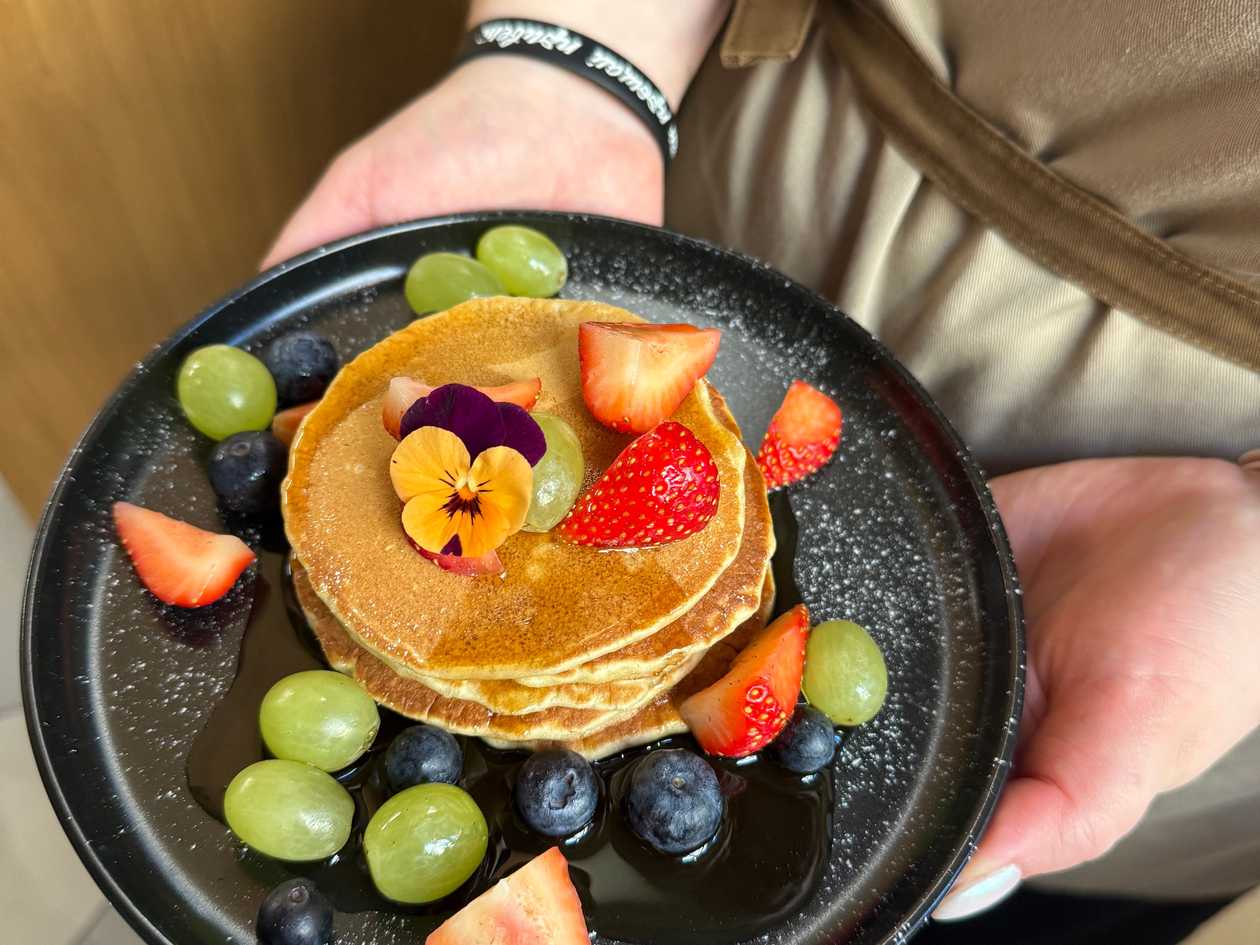 Pancakes with Maple Syrup