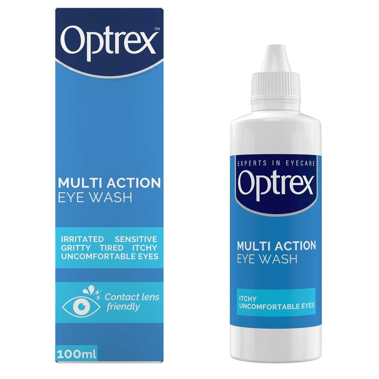 Optrex multi action eye wash 100ml