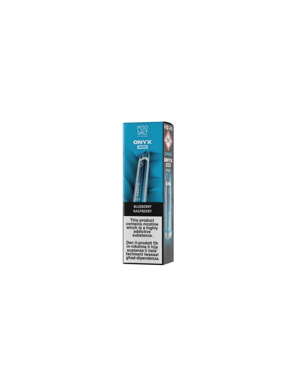 Pod Salt Onyx Blueberry Raspberry Vape 1000 Puffs