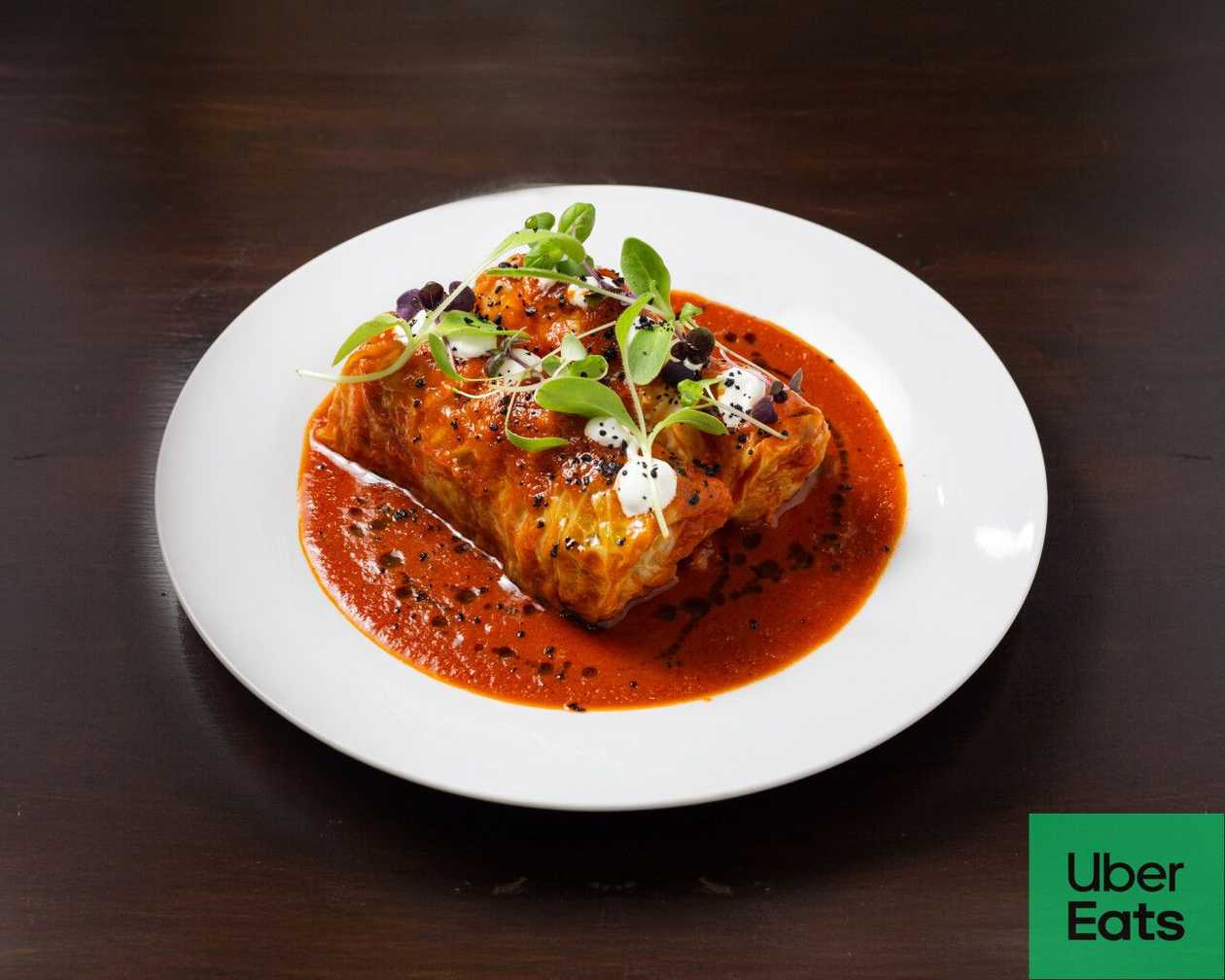 Holubtsi (stuffed cabbage rolls) with buckwheat