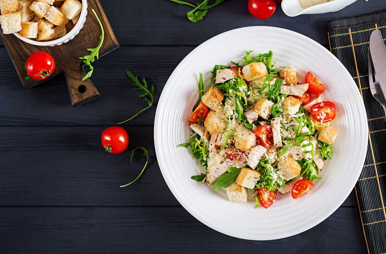 Caesar Salad with Chicken