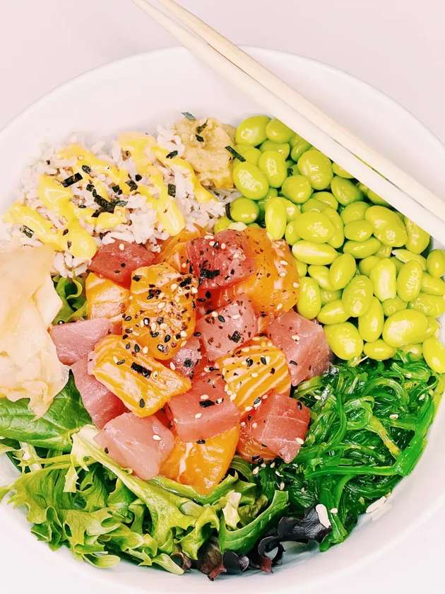 Salmon and Tuna Poke