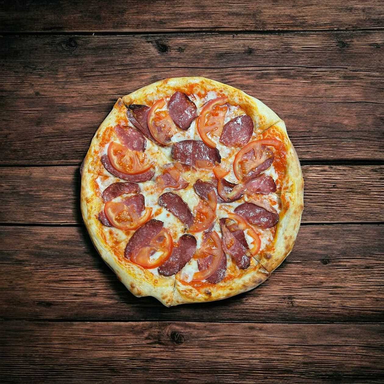 Salami Pizza