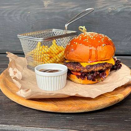Pork and Veal Burger