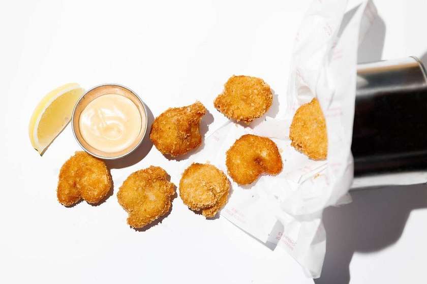 Fried prawns
