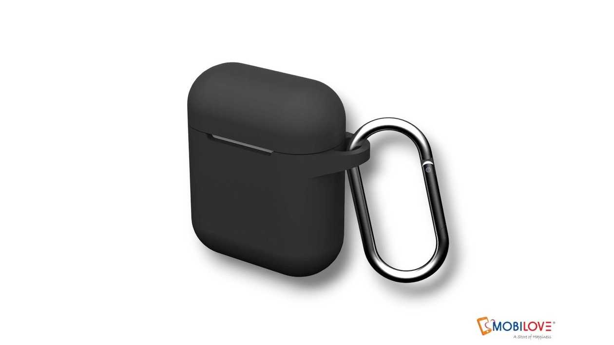 Soft silicone case for AirPods: black 2001004000001