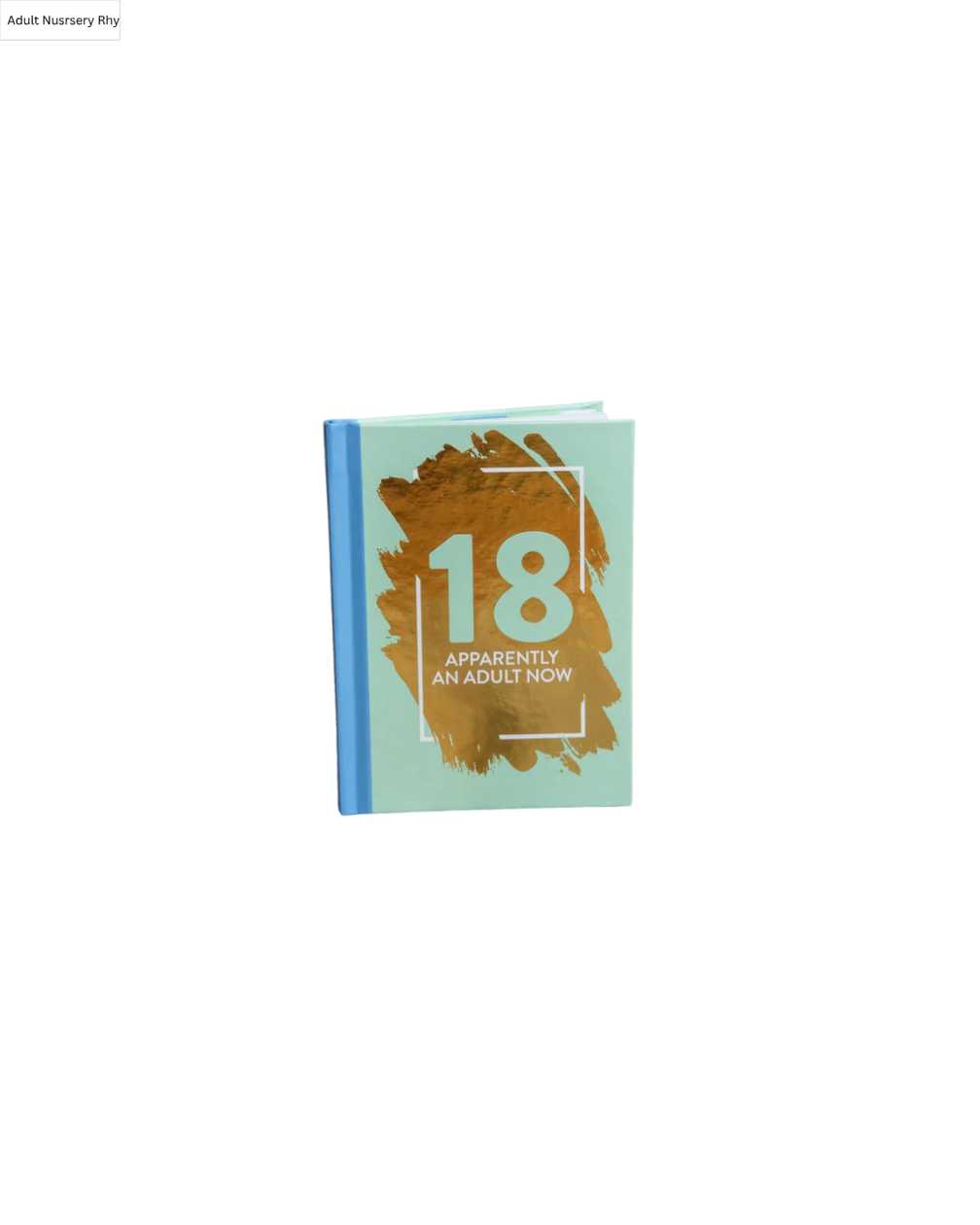 18 Apparently An Adult now Book