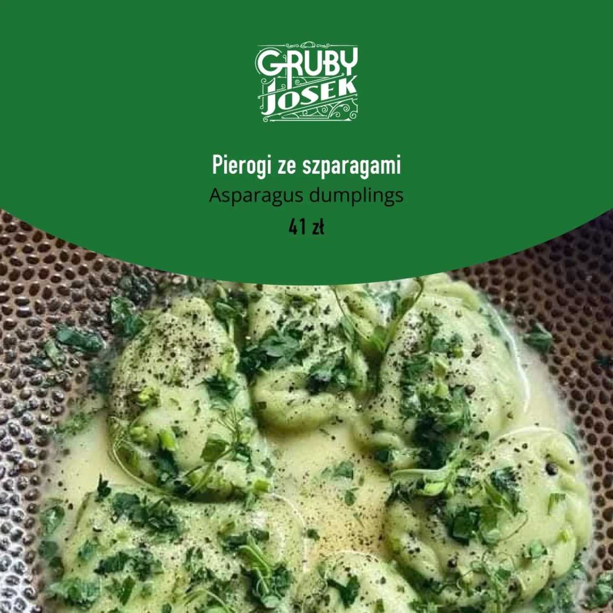 Asparagus dumplings