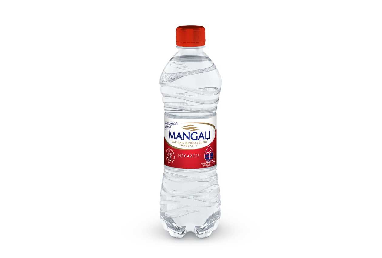 Negazuotas mineralinis vanduo 0,5l