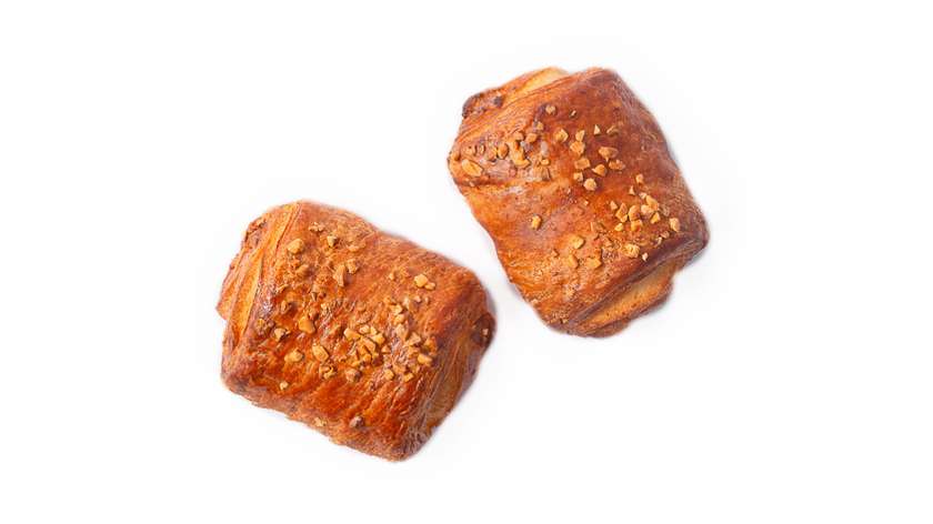 Ciastko francuskie z liczi i maliną