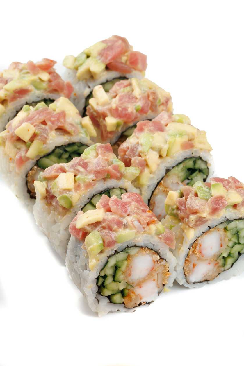 Futomaki with Double Panko Shrimp