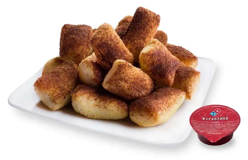 Байтси з корицею (журавлиновий соус 50г)