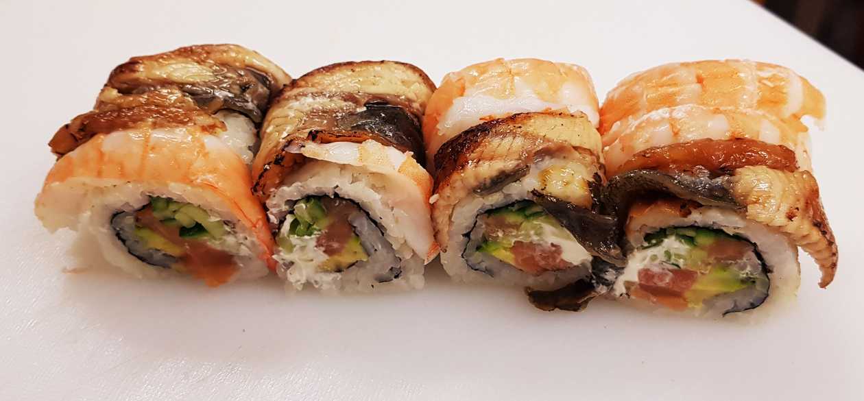 PR04 Vip Ebi Unagi Roll
