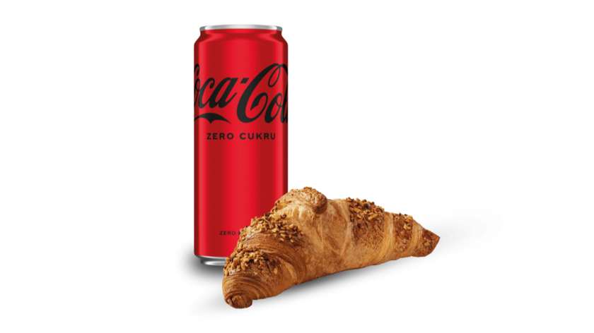 Croissant smakowy + Coca Cola Zero