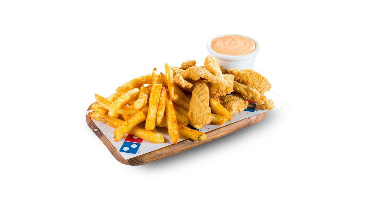 Strips Box z frytkami i sosem 1000 wysp