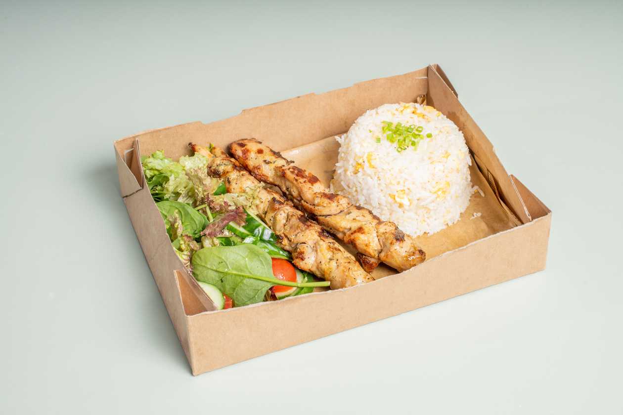 Mustard Chicken Souvlaki