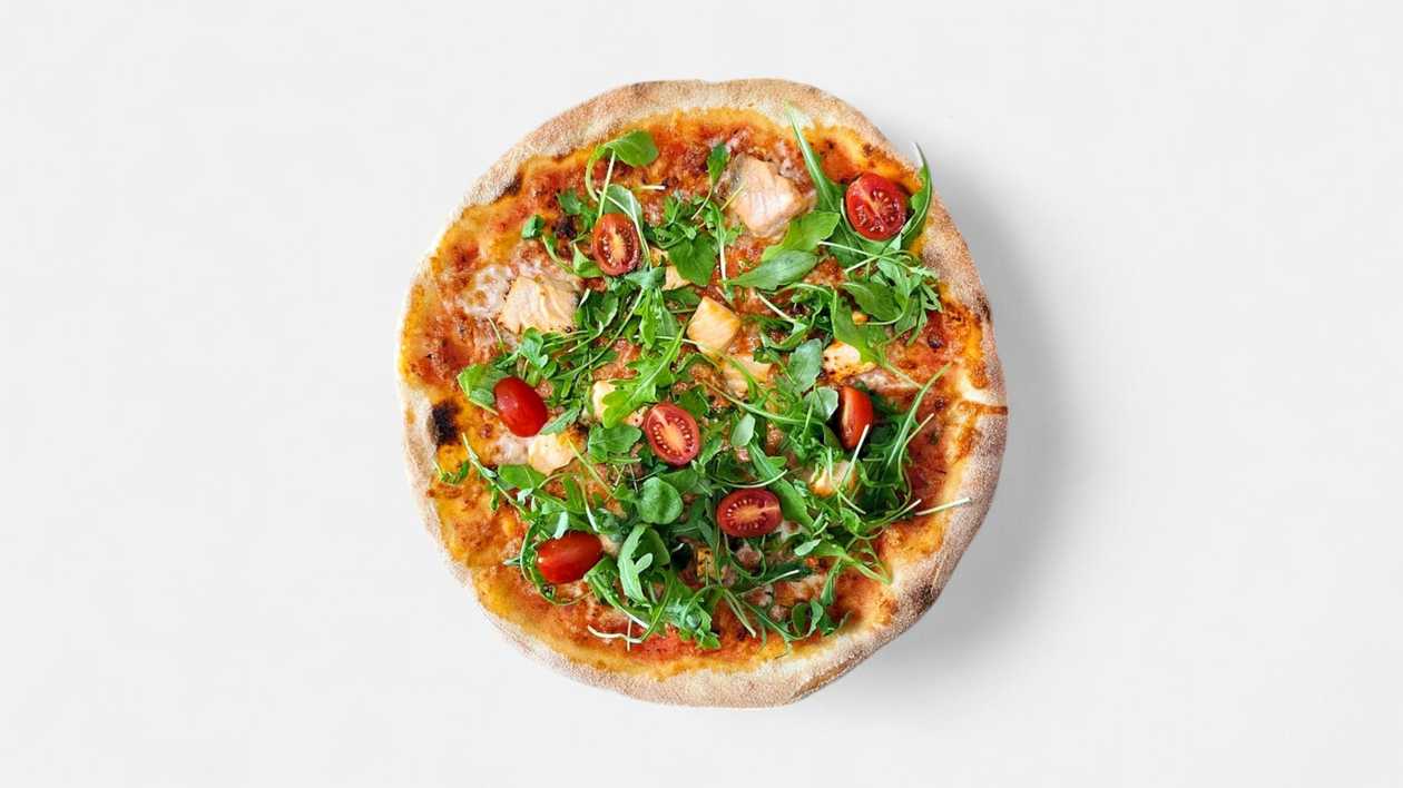 6923 Lososová s rukolou pizza