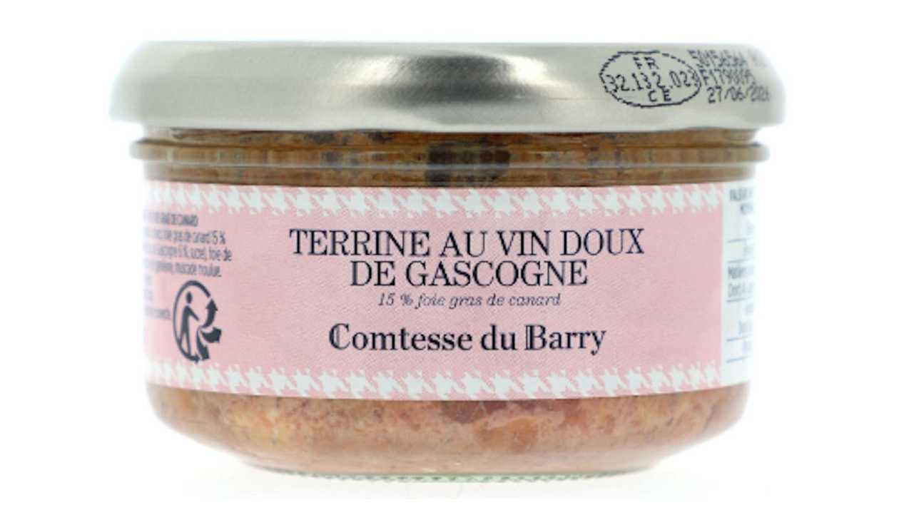 Comtesse du Barry Terrine vin doux au Foie Gras 140g, France