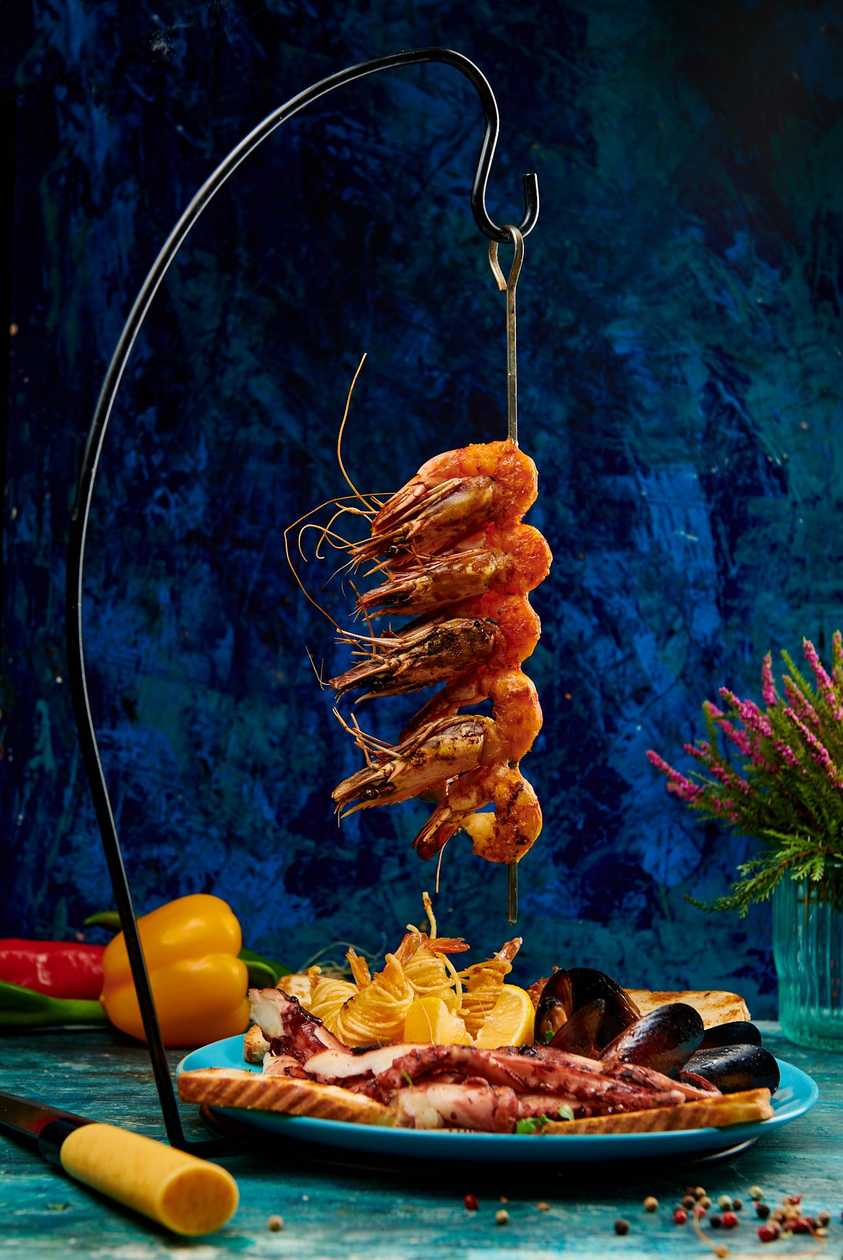 Platou de fructe de mare .