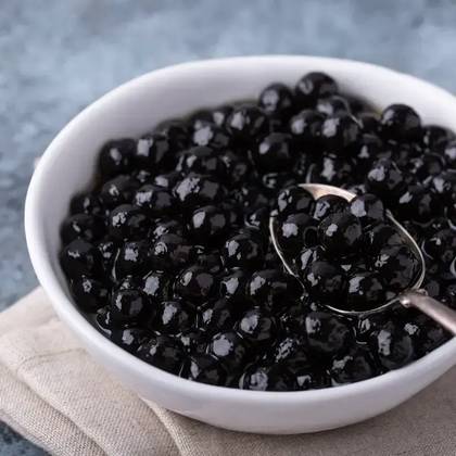 Black Tapioca Pearls