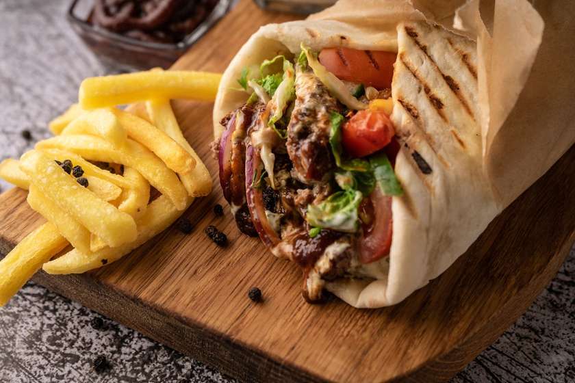 Kebab tortilla