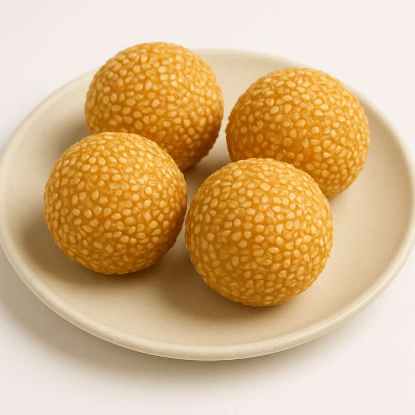 Sesame Balls with Red Bean Paste