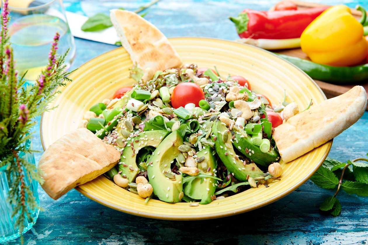Avo salad .