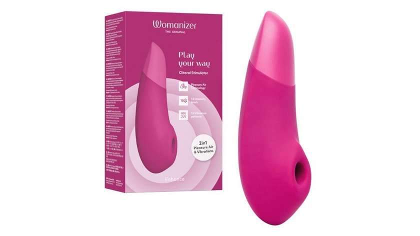 Womanizer Enhance Clitoral Stimulator, Pink