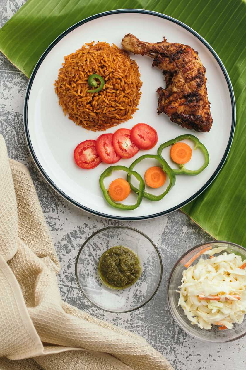 Jollof & Grilled Chicken