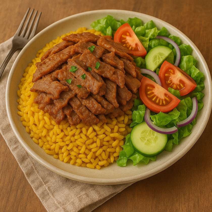 Warm Curry Rice With Lamb Doner 200(Gram)