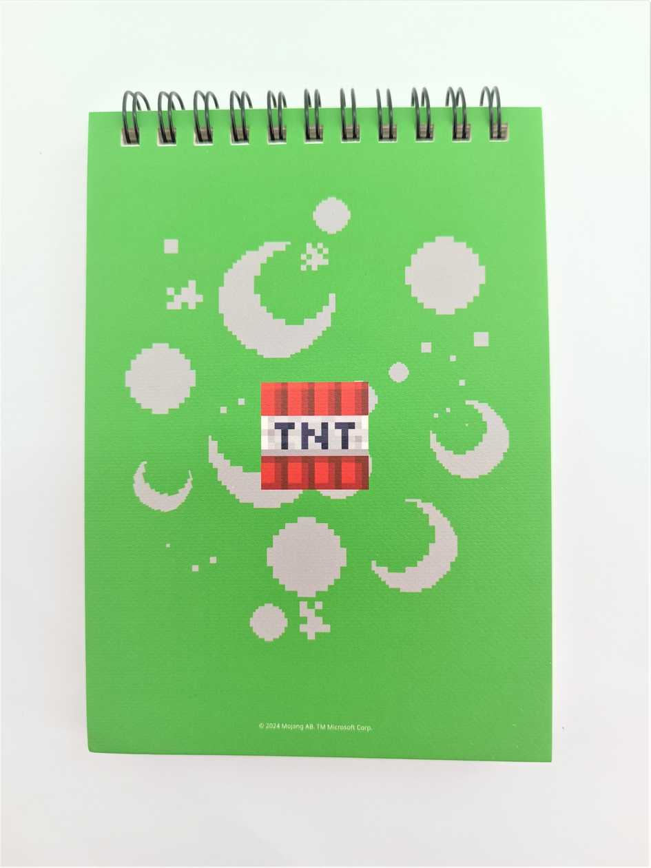 Minecraft - Embossed Upper Wire-bound Book (A) (80 Sheets)