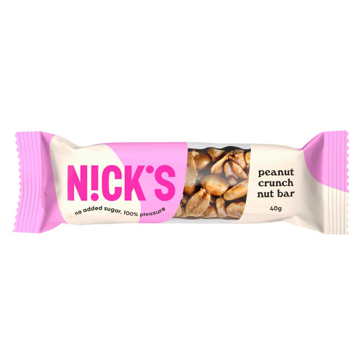 Nick's, Peanut Crunch Nut Bar, 40g (expires soon)