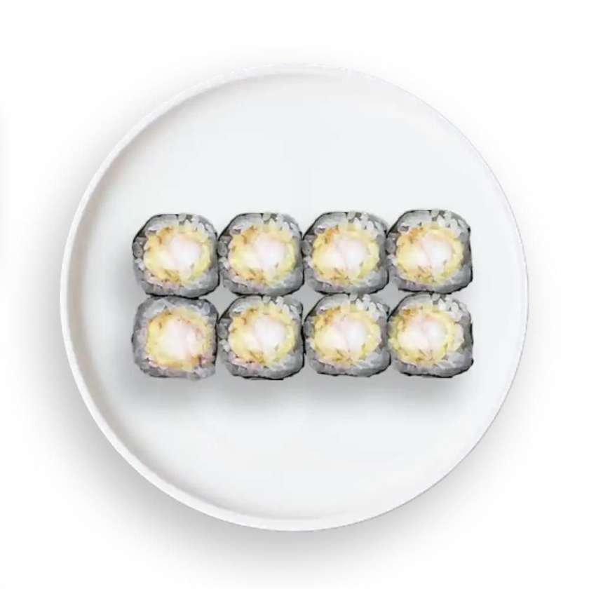 Hosomaki krewetka w tempurze