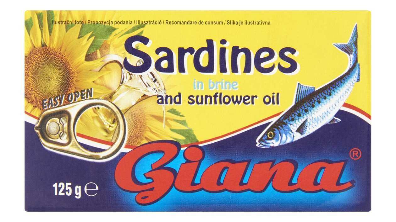 Giana Sardines in Vegetable Oil 125g