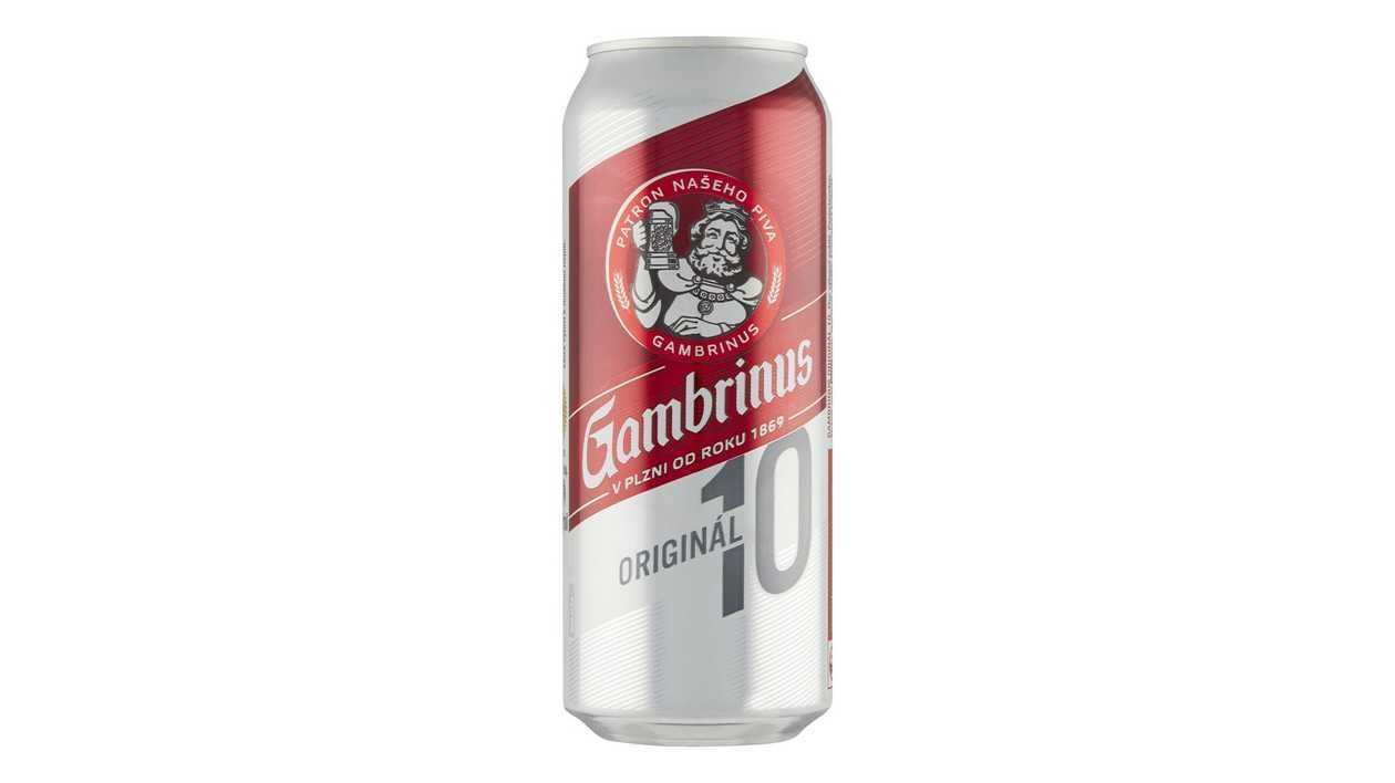 Gambrinus Original 10 light draft beer 500ml