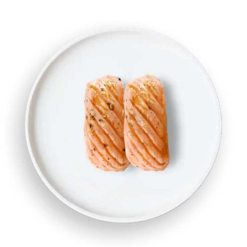 Nigiri łosoś opalany