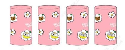 Daisy Minions Collection Hair Rollers (4 pcs)