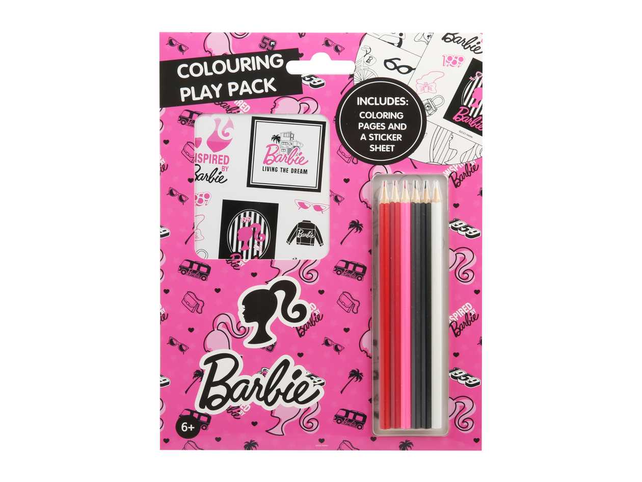 Barbie Girly World Collection Barbie Coloring Set