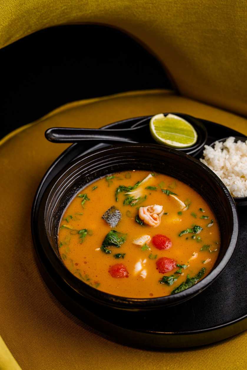 Tom Yum with Seafood