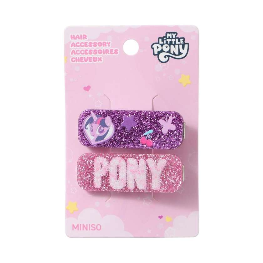 My Little Pony Collection Shiny Hair Clips (2 pcs)