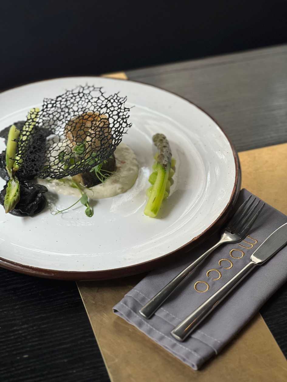 Sea Bass Fillet with Asparagus