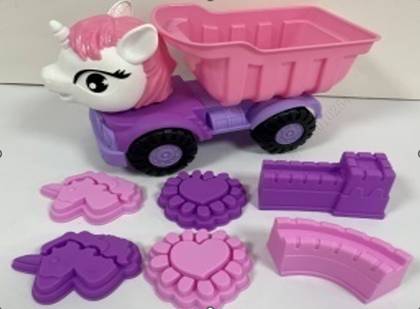 Animal-Shape Dump Truck(Unicorn)