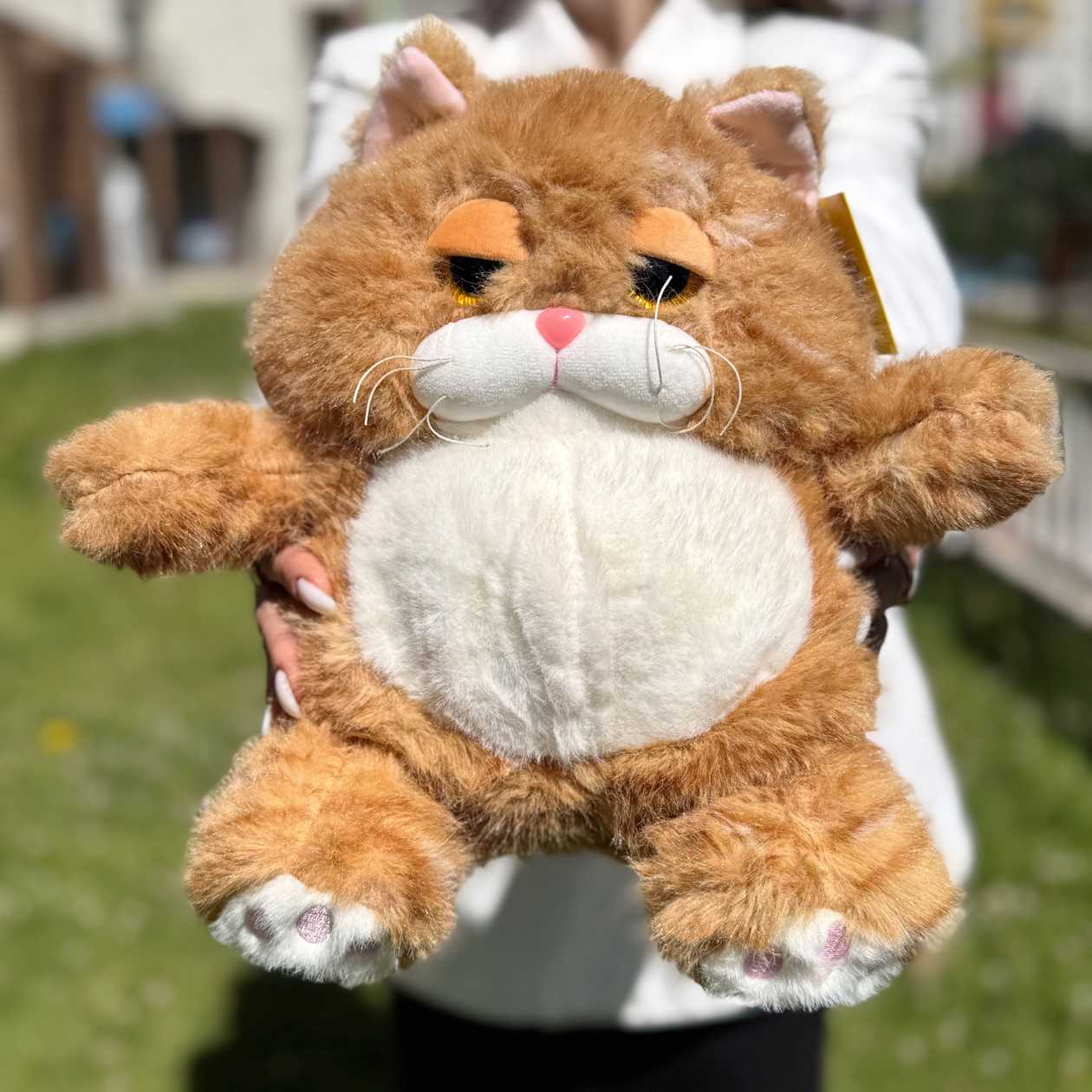 Soft plush toy Cat ginger