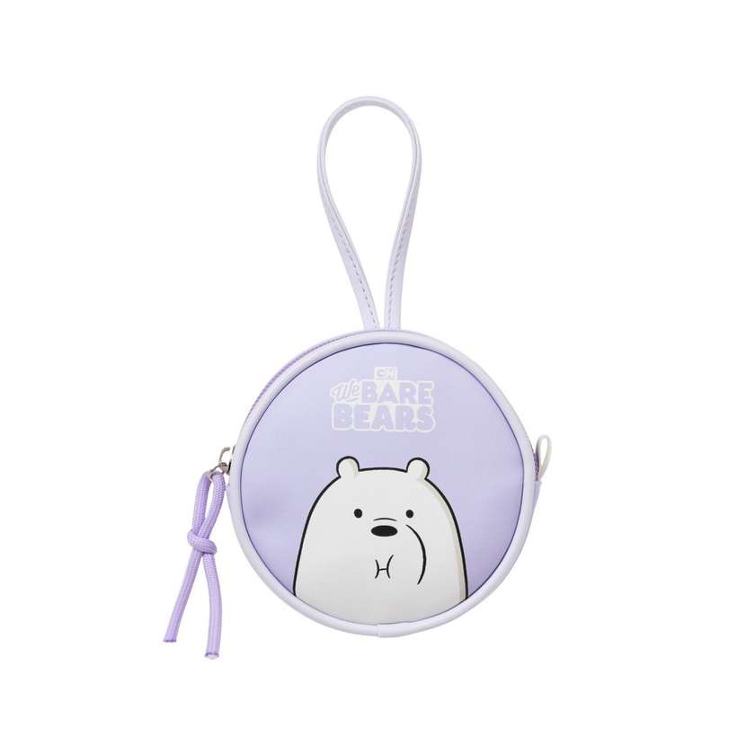 We Bare Bears Seaside Music Festival Coin Purse(Purple)