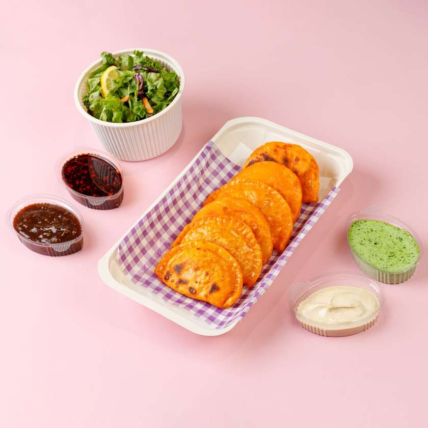 Pan-Fried Pork & Cheese Momo